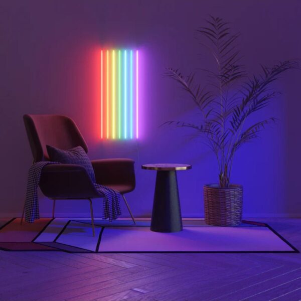 Gökkuşağı Neon Tabela Neon Yazı Dekoratif Aydınlatma Ve Gece Lambası