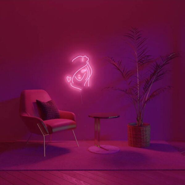 Kadın Women Neon Tabela Neon Yazı Dekoratif Aydınlatma Ve Gece Lambası