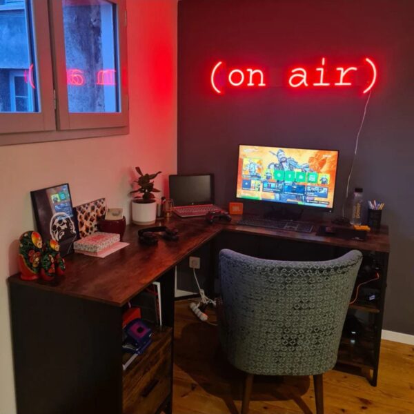 On Air Neon Tabela Neon Yazı Dekoratif Aydınlatma Ve Gece Lambası