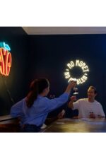 Mo Money Mo Problem Neon Tabela Neon Yazı Dekoratif Aydınlatma Ve Gece Lambası
