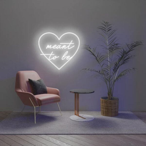 Meant To Be Neon Tabela Neon Yazı Dekoratif Aydınlatma Ve Gece Lambası