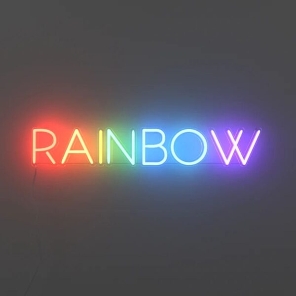 Rainbow-gökyüzü Neon Tabela Neon Yazı Dekoratif Aydınlatma Ve Gece Lambası