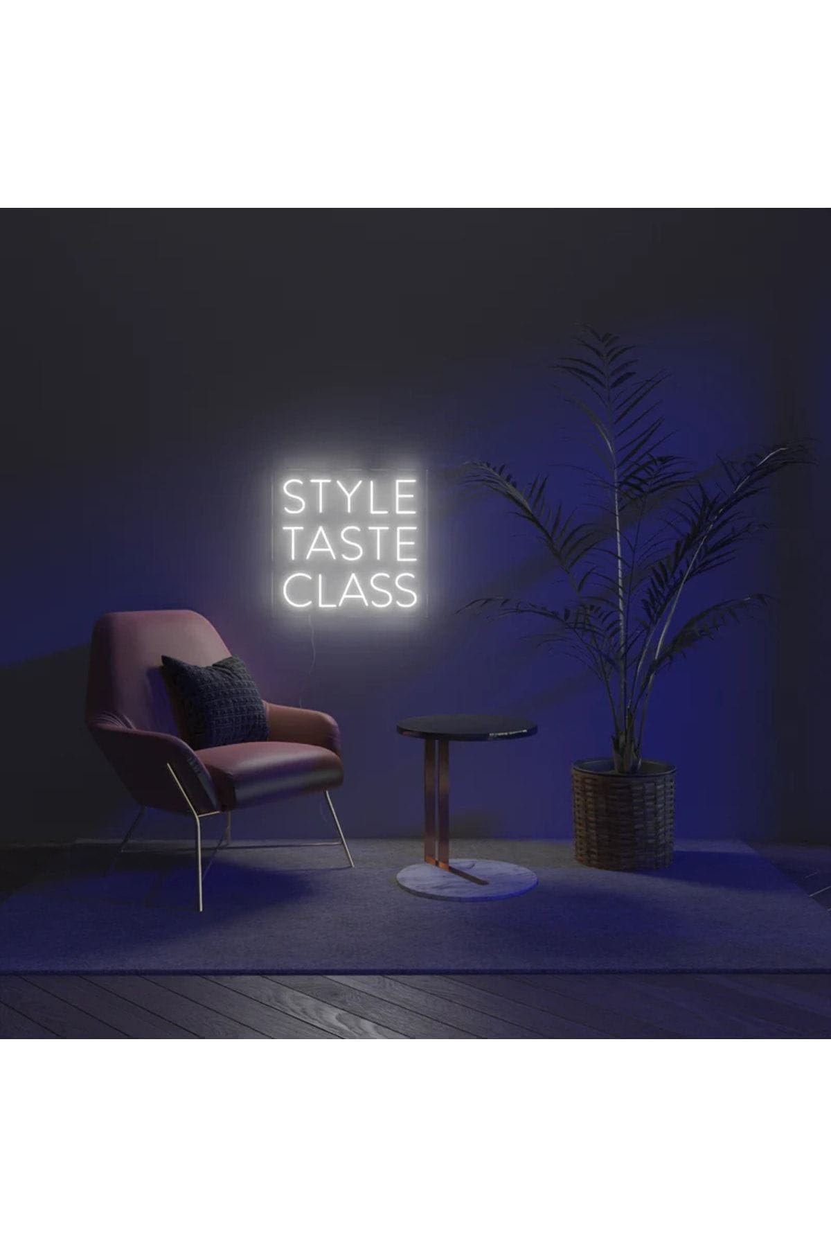 1_org_zoom Style Taste Class Neon Tabela Neon Yazı Dekoratif Aydınlatma Ve Gece Lambası - Görsel 1
