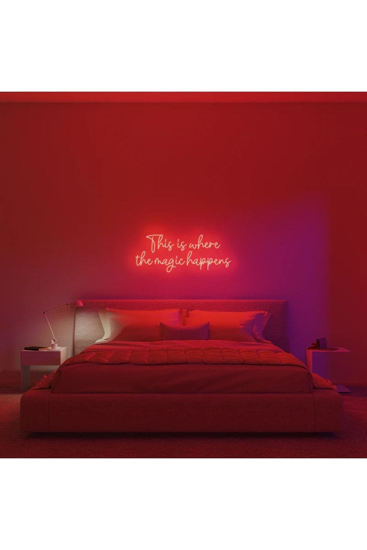 1_org_zoom This Is Where The Magic Happens Neon Tabela Neon Yazı Dekoratif Aydınlatma Ve Gece Lambası - Görsel 1