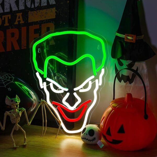 Joker Neon Tabela Neon Yazı Dekoratif Aydınlatma Ve Gece Lambası