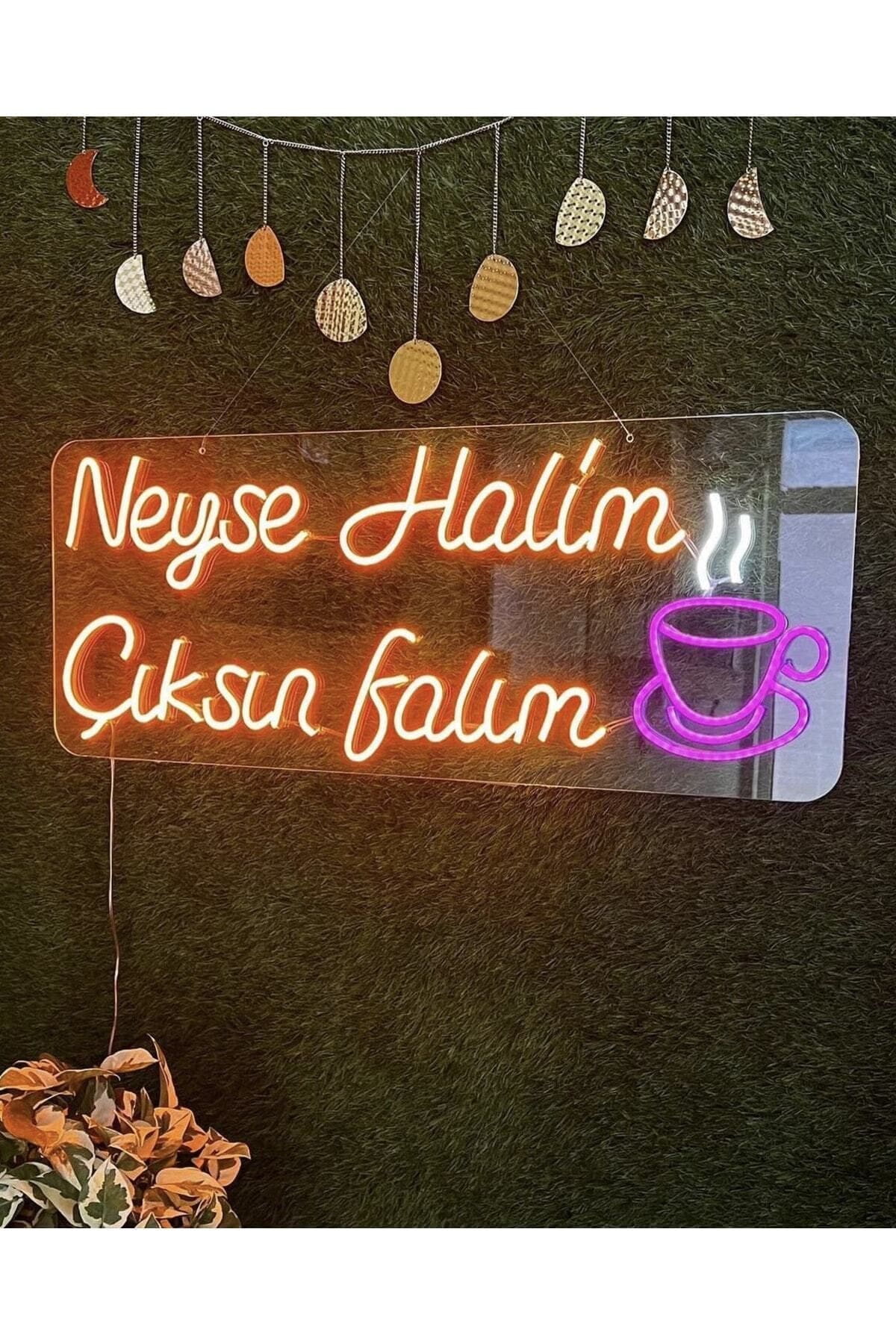 1_org_zoom Neyse Halim Çıksın Falım Yazılı Neon Led - Görsel 1