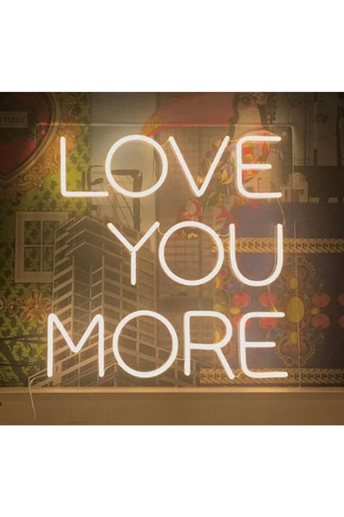 1_org_zoom Love Your More Neon Led Yazı - Görsel 1
