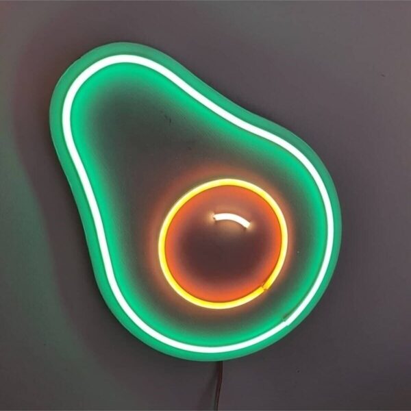 Neon Led Işıklı Avakado