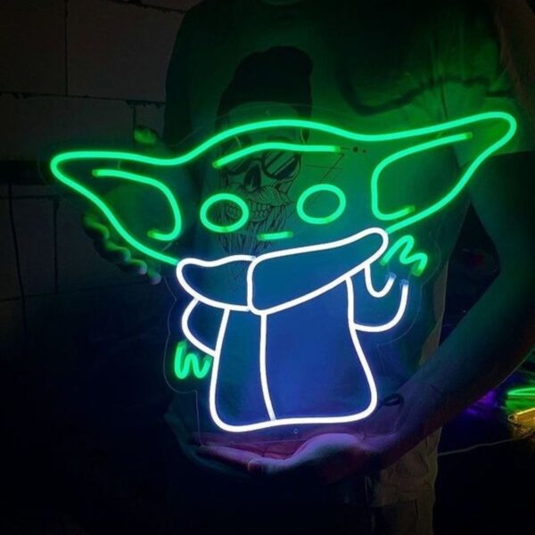 Baby Yoda Neon Tabela