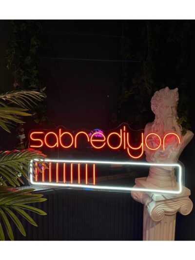 Sabrediyor Yazılı Neon Led