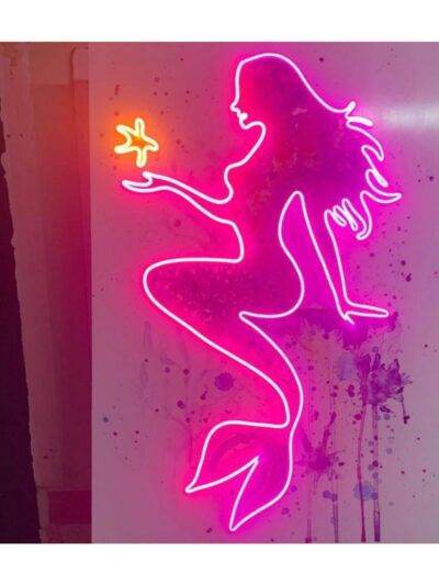 Deniz Kızı Neon Led Dekor