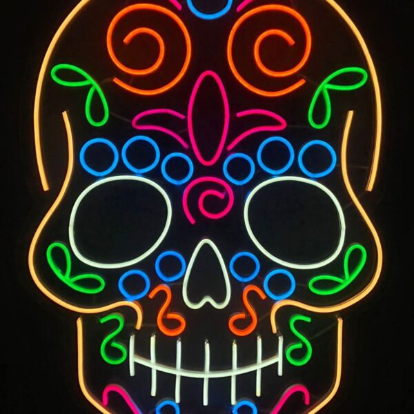 Sanatsal Kuru Kafa Neon Led