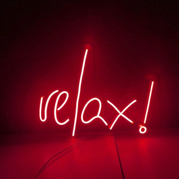 Relax Neon Led Tabela Dekoratif Aydınlatma