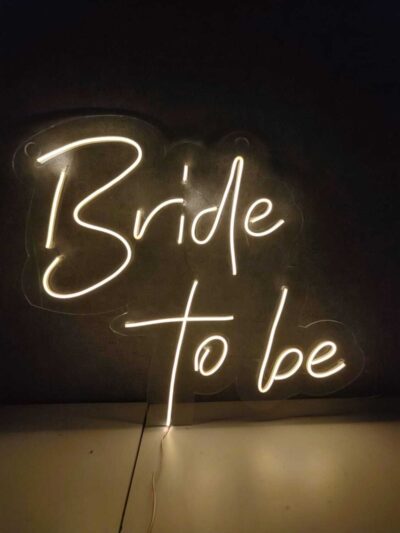Bride To Be Neon Yazı Tabela Dekoratif Işık Organizasyon Arka Plan Aydınlatma Neon