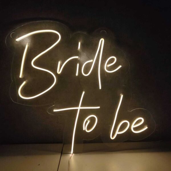 Bride To Be Neon Yazı Tabela Dekoratif Işık Organizasyon Arka Plan Aydınlatma Neon
