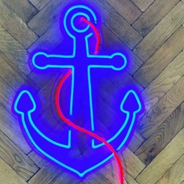 Gemi Çapası Neon Led Işık