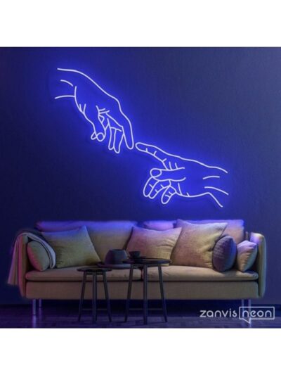 En Güzel Günde Two Hand - Işıklı Neon Led Duvar Dekarasyon Aydınlatma 100*60 Cm