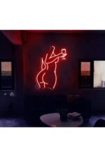 Woman Body - Neon Led Dekoratif Duvar Yazısı Tabelası Aydınlatması Gece Lambası Smc -1015