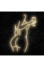 Woman Body - Neon Led Dekoratif Duvar Yazısı Tabelası Aydınlatması Gece Lambası Smc -1015 - Görsel 2
