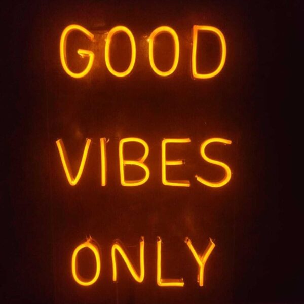 Good Vibes Only Neon Tabela Kafe Neon Neon Yazı Duvar Dekoru