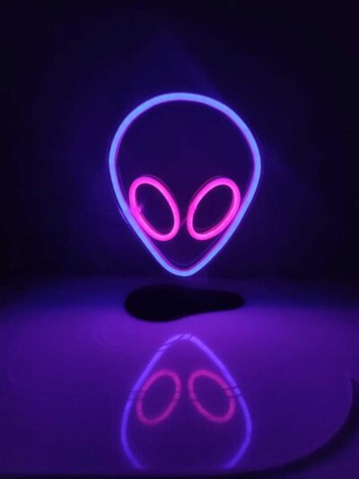 Uzaylı Allien Neon Led Masa Lambası