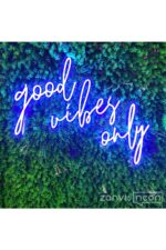 Good Vıbes Only Neon Led Duvar Aydınlatma