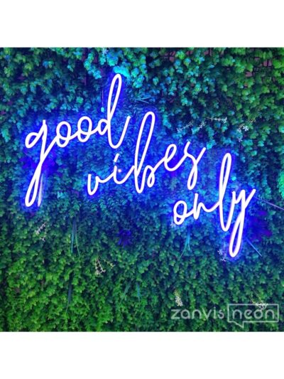 Good Vıbes Only Neon Led Duvar Aydınlatma