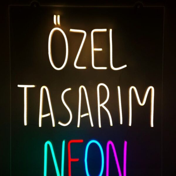 Kişiye Özel Neon Led 40cm 4harf
