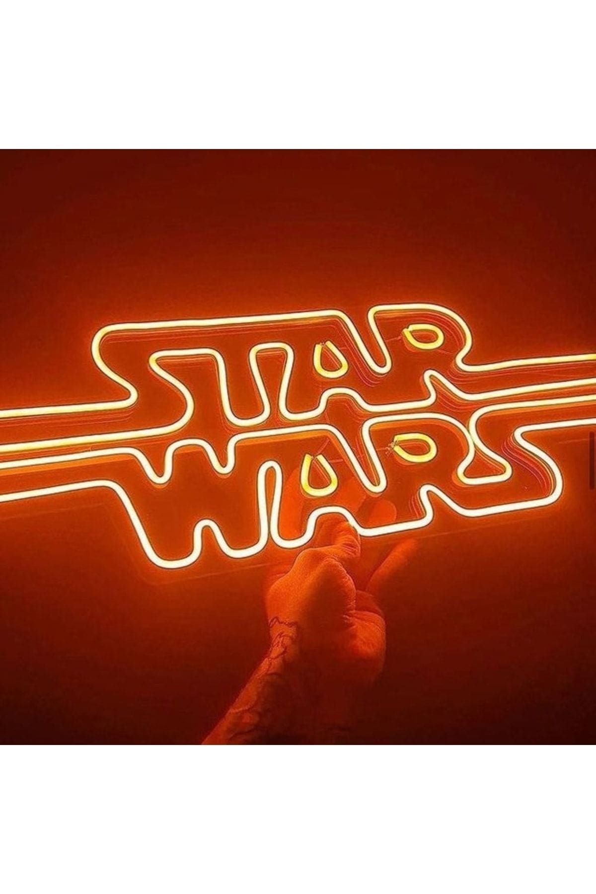 1_org_zoom Star Wars Neon Led Dekoratif Duvar Aydınlatması Neon Duvar Yazısı Sihirli Led - Görsel 1