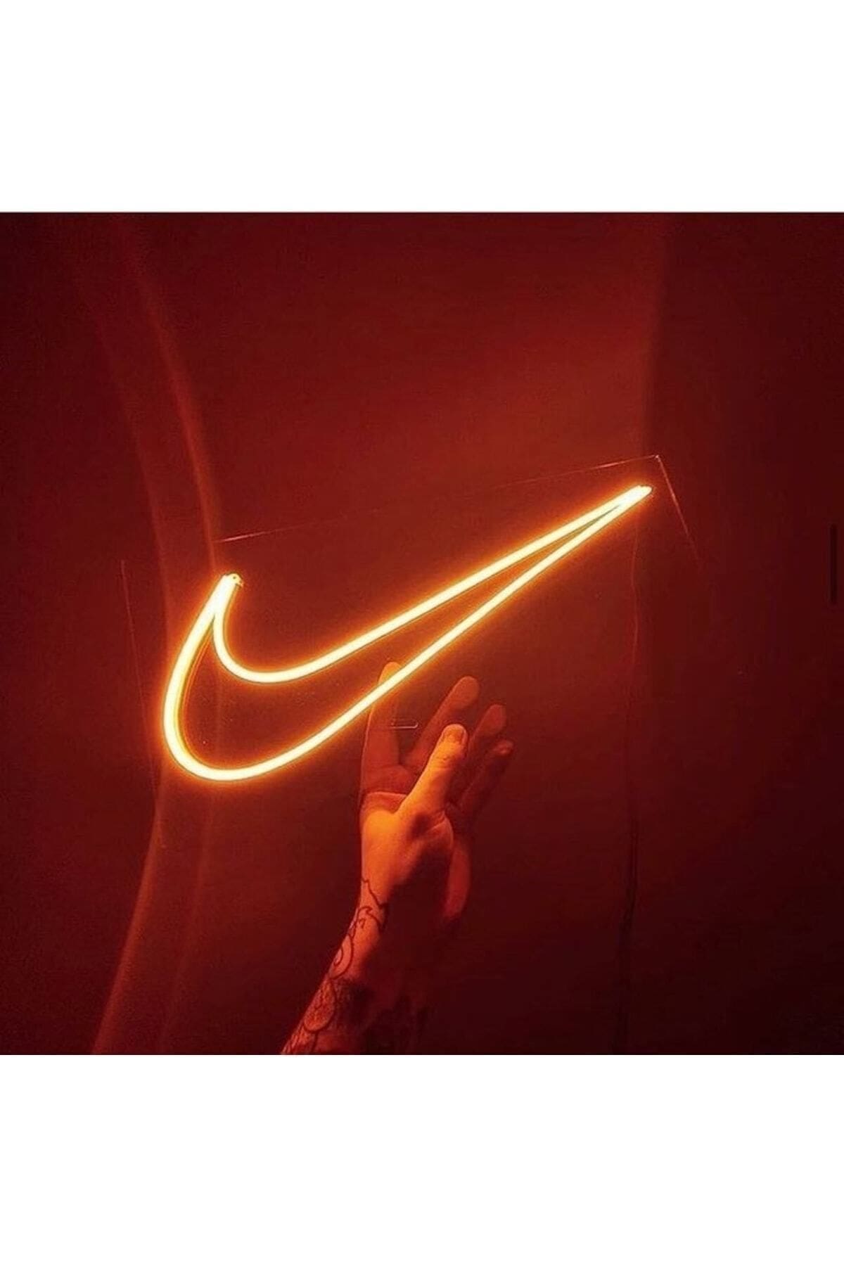 1_org_zoom Nike Neon Led Dekoratif Duvar Aydınlatması Neon Duvar Yazısı Sihirli Led - Görsel 1