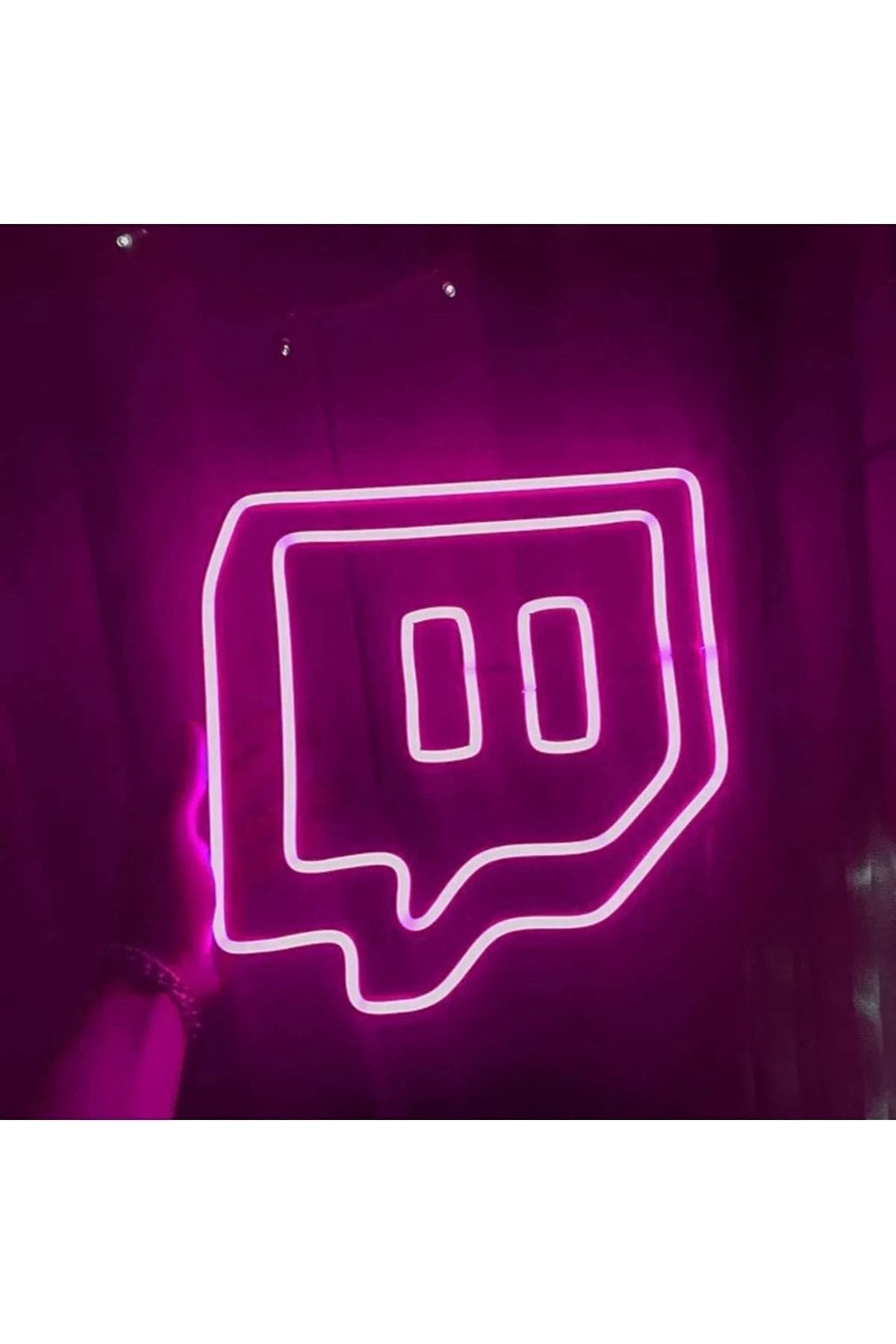 1_org_zoom Twitch Neon Led Dekoratif Duvar Aydınlatması Neon Duvar Yazısı Sihirli Led - Görsel 1