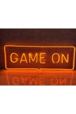 Game On Gamer Neon Led Duvar Dekoru