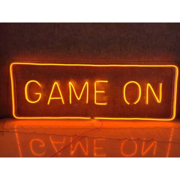 Game On Gamer Neon Led Duvar Dekoru