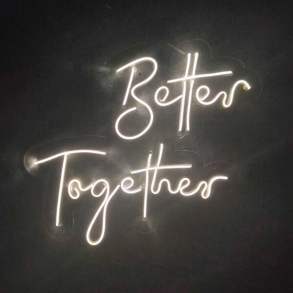 Better Together Neon Tabela Neon Yazı Söz Nişan Organizasyon Neon