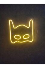 Batman Maske Neon Led Duvar Dekoru