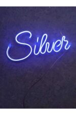 Silver Neon Led Gümüş Neon Led Neon Led Tabela