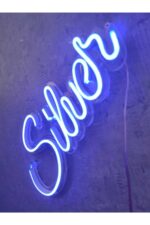 Silver Neon Led Gümüş Neon Led Neon Led Tabela - Görsel 2
