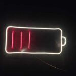 Batarya Neon Led Duvar Dekoru