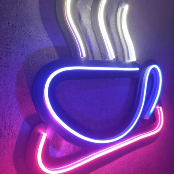 Kahve Neon Tabela Coffee Neon Led Dekoratif Duvar Aydınlatması Neon Duvar Dekorasyonu