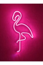 Flamingo Neon Tabela Neon Led Dekoratif Duvar Aydınlatması Neon Duvar Dekorasyonu