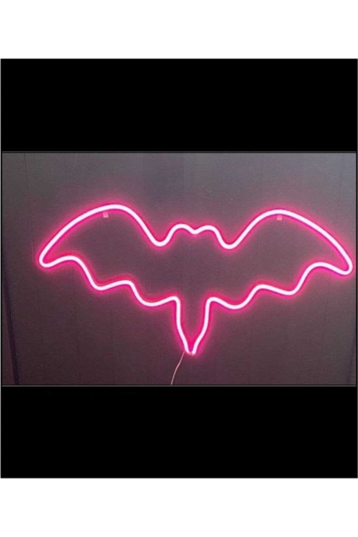 1_org_zoom Dekoratif Neon Yarasa Figürü Soft Neon - Görsel 1