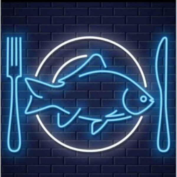 Dekoratif Neon Balık Figürü Soft Neon