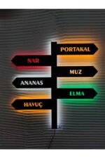 Vitamin Bar Led Işıklı Tablo(50x50cm)