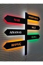 Vitamin Bar Led Işıklı Tablo(50x50cm) - Görsel 2