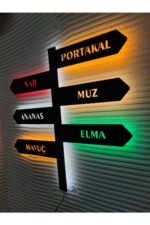 Vitamin Bar Led Işıklı Tablo(50x50cm) - Görsel 3