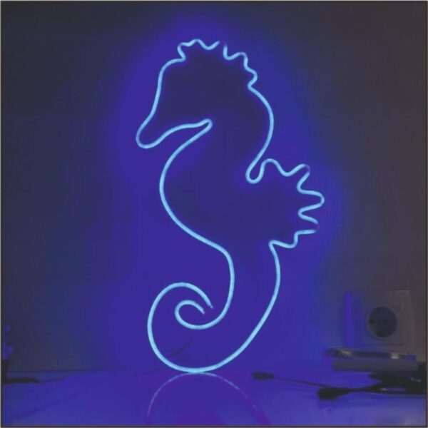 Dekoratif Neon Deniz Ata Figürü Soft Neon