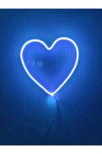 Kalp Neon Şekiller Işaret Neon Led Dekoratif Duvar Aydınlatması Neon Duvar Yazısı