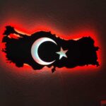 Türkiye Led Işıklı Tablo