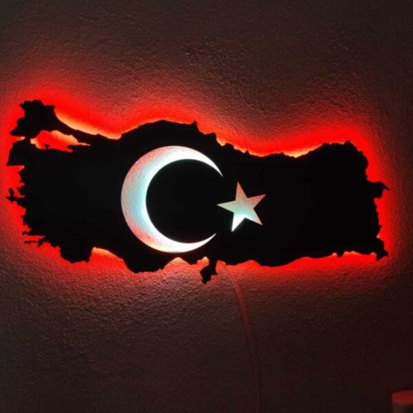 Türkiye Led Işıklı Tablo
