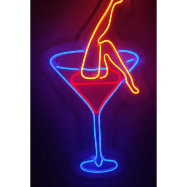 Kadeh Neon Şekiller Işaret Neon Led Dekoratif Duvar Aydınlatması Neon Duvar Yazısı